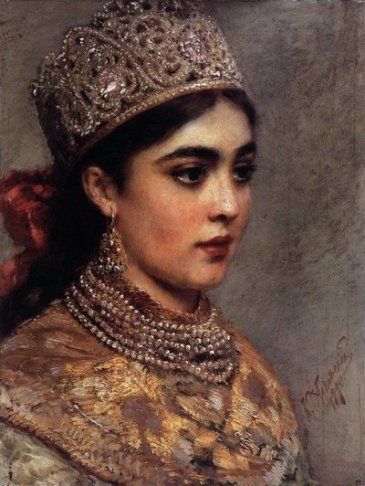 Boyar Kadını, 1890 by Konstantin Egorovich Makovsky