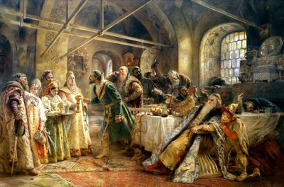 Öpücük Töreni, 1895. by Konstantin Egorovich Makovsky