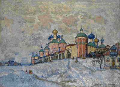 Manastırdan bir görünüm, 1933 by Konstantin Ivanovich Gorbatov