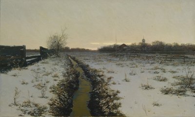 Kış akşamı, 1888 by Konstantin Konstantinovich Pervukhin