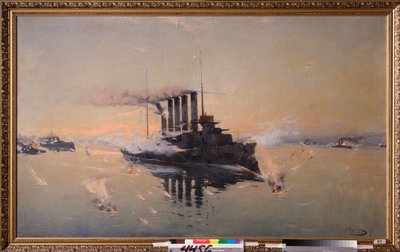 Askold Kruvazörü, 10 Ağustos 1904'te Sarı Deniz Savaşı'nda by Konstantin Veshchilov
