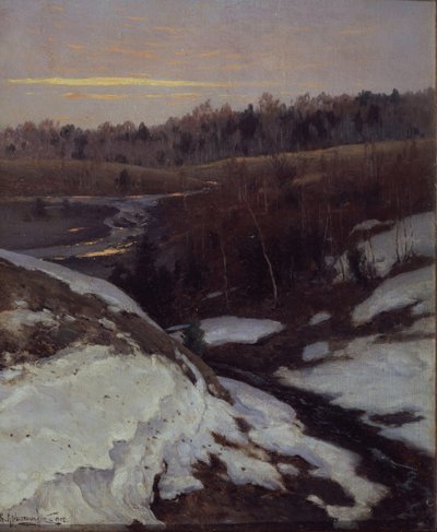Erken İlkbahar, 1905 by Konstantin Yakovlevich Kryzhitsky