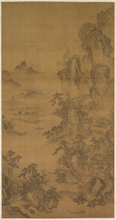 Dağ Pazarı, Yükselen Sisle Açık by Korea, Joseon dynasty