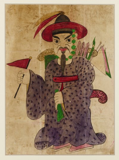 General Choi-yung, 19. yüzyıl sonu (suluboya ve mürekkep) by Korean School