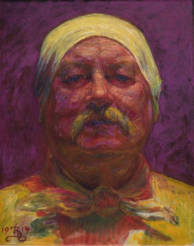 Otoportre, 1914. by Kristian Zahrtmann