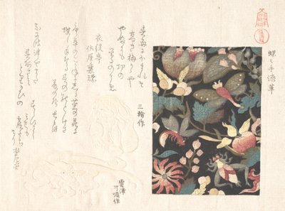 Deri ve Netsuke için tasarım, 19. yüzyıl. by Kubo Shunman