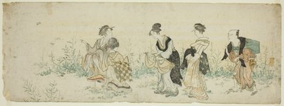 Bahar Çiçekleri Toplama by Kubo Shunman