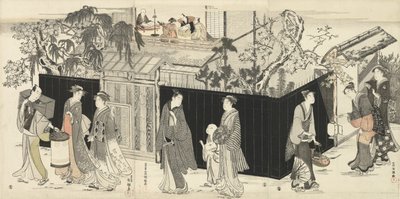 Bir Şiir Buluşmasından Dönüş, c.1785-89 by Kubo Shunman