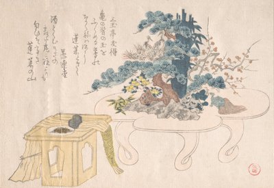 Shimadai ve Sambo, 19. yüzyıl. by Kubo Shunman