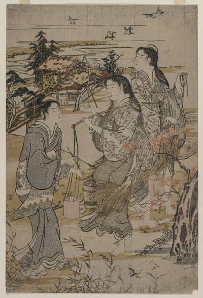 Tuz Kovalı Kadınlar, Mutsu Eyaletindeki Noda Tama Nehri, 1780