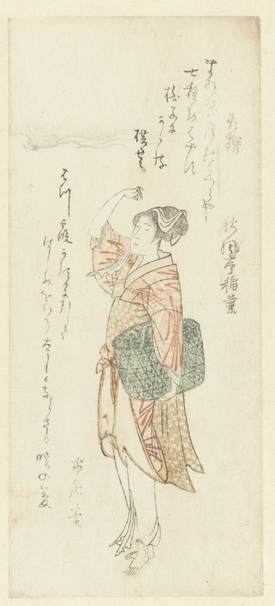 Balıkçı-kadın by Kubota Shunman (attributed to)