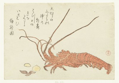 Istakoz ve Kabuklar by Kubota Shunman