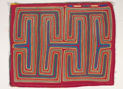 Gömlek Paneli (mola), 1950 dolayları (aplikeli pamuk) by Kuna Indian Culture