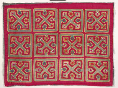 Gömlek Paneli (mola), 1950 dolayları (aplikeli pamuk) by Kuna Indian Culture