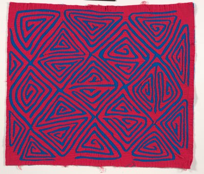 Gömlek Paneli (mola), 1950 dolayları (aplikeli pamuk) by Kuna Indian Culture
