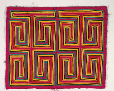Gömlek Paneli (mola), 1950 dolayları (aplikeli pamuk) by Kuna Indian Culture