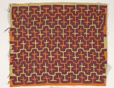 Gömlek Paneli (mola), 1950 dolayları (aplikeli pamuk) by Kuna Indian Culture