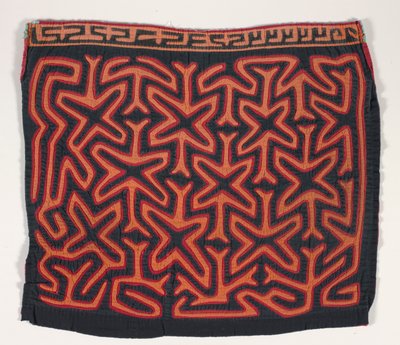 Gömlek Paneli (mola), 1950 dolayları (aplikeli pamuk) by Kuna Indian Culture