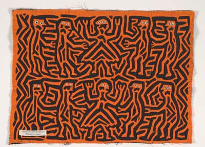 Gömlek Paneli (mola), 1950 dolayları (aplikeli pamuk) by Kuna Indian Culture