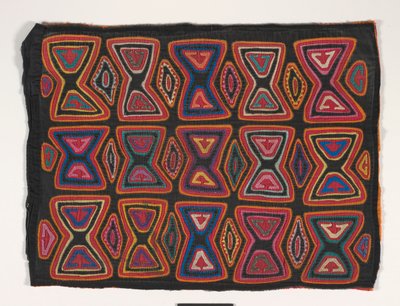 Gömlek paneli (mola) (aplikeli pamuklu) by Kuna Indian Culture