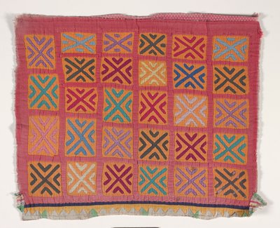 Gömlek paneli (mola) (aplikeli pamuklu) by Kuna Indian Culture