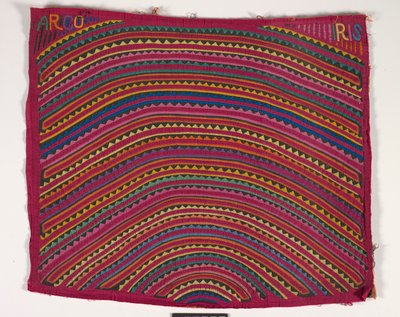 Gömlek paneli (mola) (aplikeli pamuklu) by Kuna Indian Culture