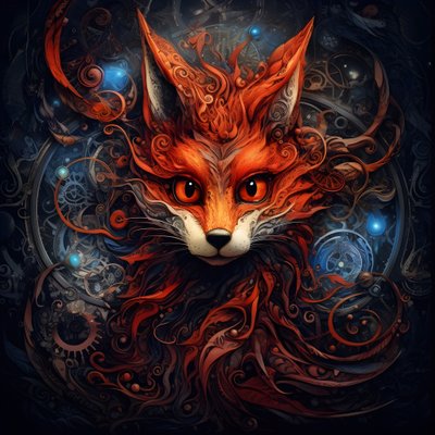 Sihirli tilkinin antropomorfizmi 4 by Kurt Heppke