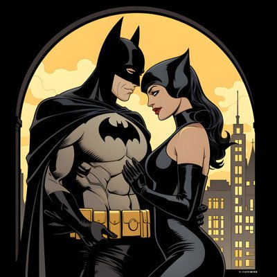 Batman ve Kedi Kadın 3 by Kurt Heppke