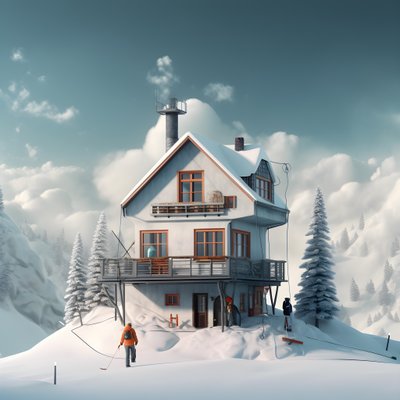 Kayak şapkalı bir ev 2 by Kurt Heppke