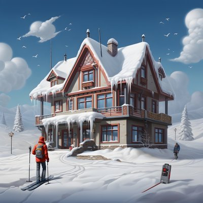 Kayak şapkalı bir ev 3 by Kurt Heppke