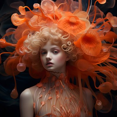 Güzel sualtı Actinia Deniz Anemonları Çiçek Tanrıçası 1#39;in yakın bir portresi by Kurt Heppke
