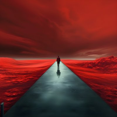 Uzun bir kırmızı yol. Gitmek. Hiç yürümemiş kahraman gibi. 2 by Kurt Heppke