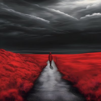 Uzun bir kırmızı yol. Gitmek. Hiç yürümemiş kahraman gibi. 3 by Kurt Heppke