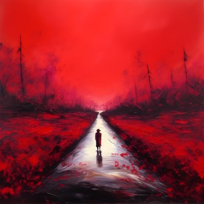 Uzun bir kırmızı yol. Gitmek. Hiç yürümemiş kahraman gibi. 4 by Kurt Heppke