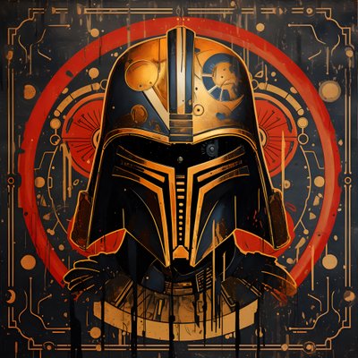 Eski Mısır estetiği tarzında metal oyma sanatı 2 by Kurt Heppke