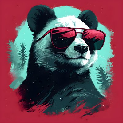 Gözlüklü panda 2 by Kurt Heppke
