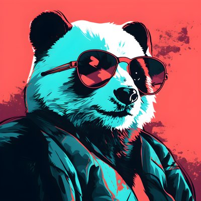 Gözlüklü panda 4 by Kurt Heppke