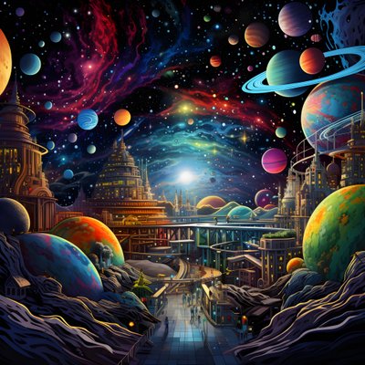 Uzayda planetaryum 1 by Kurt Heppke