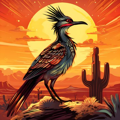 Roadrunner sıcak güneş 2 by Kurt Heppke