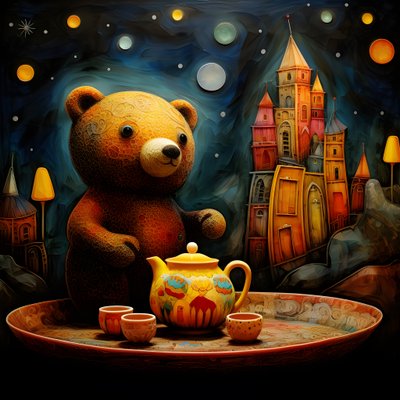 oyuncak ayı ve bal kabı 1 by Kurt Heppke