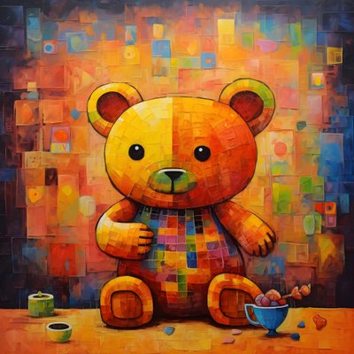 oyuncak ayı ve bal küpü 4 by Kurt Heppke