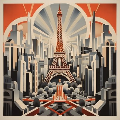 Reklam afişi, Paris, Fransa 2 by Kurt Heppke
