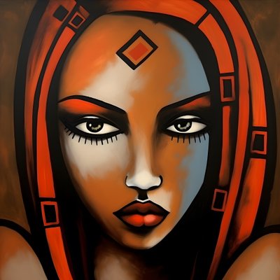 Afrikalı kadın 3 by Kurt Heppke