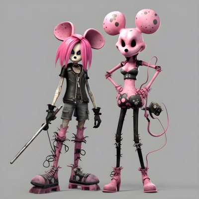 yılbaşından önceki kabus serseri pembe minnie ve mickey mouse 3 by Kurt Heppke