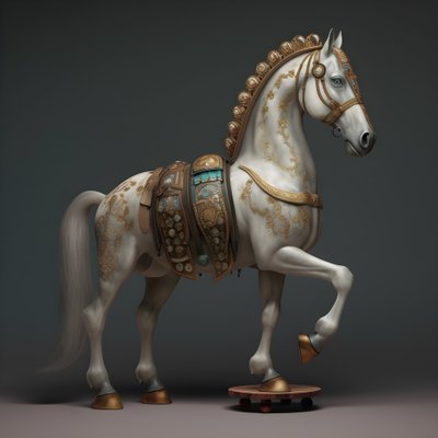antropomorfik Pferd 3 by Kurt Heppke