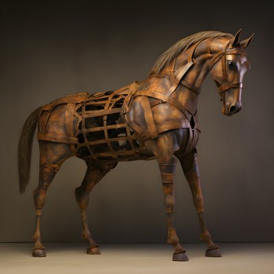 antropomorfik Pferd 4 by Kurt Heppke
