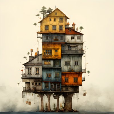 bir büyük ve bir küçük ev 4 by Kurt Heppke