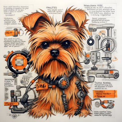 mekanik teriyer köpeği 4 için bir açıklama by Kurt Heppke
