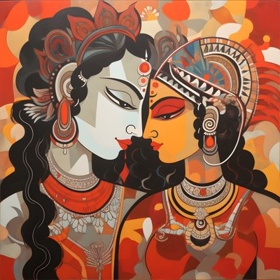 krishna ve rupa 4 by Kurt Heppke