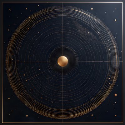 minimalist astronomi 1 by Kurt Heppke